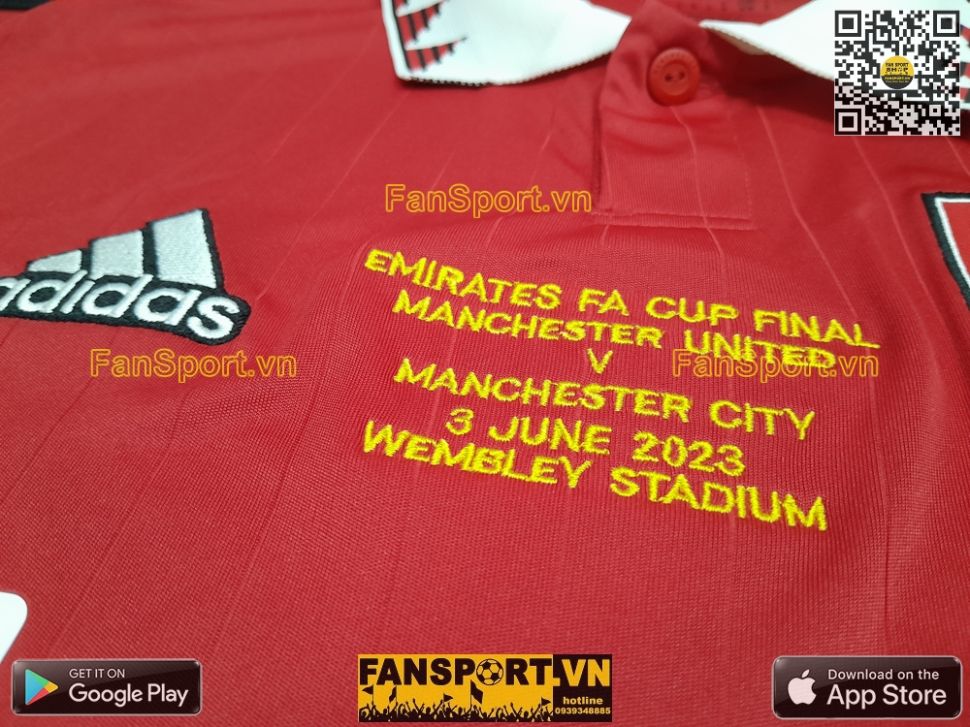 Áo đấu Manchester United FA Cup Final 2023 2022 shirt jersey H13881