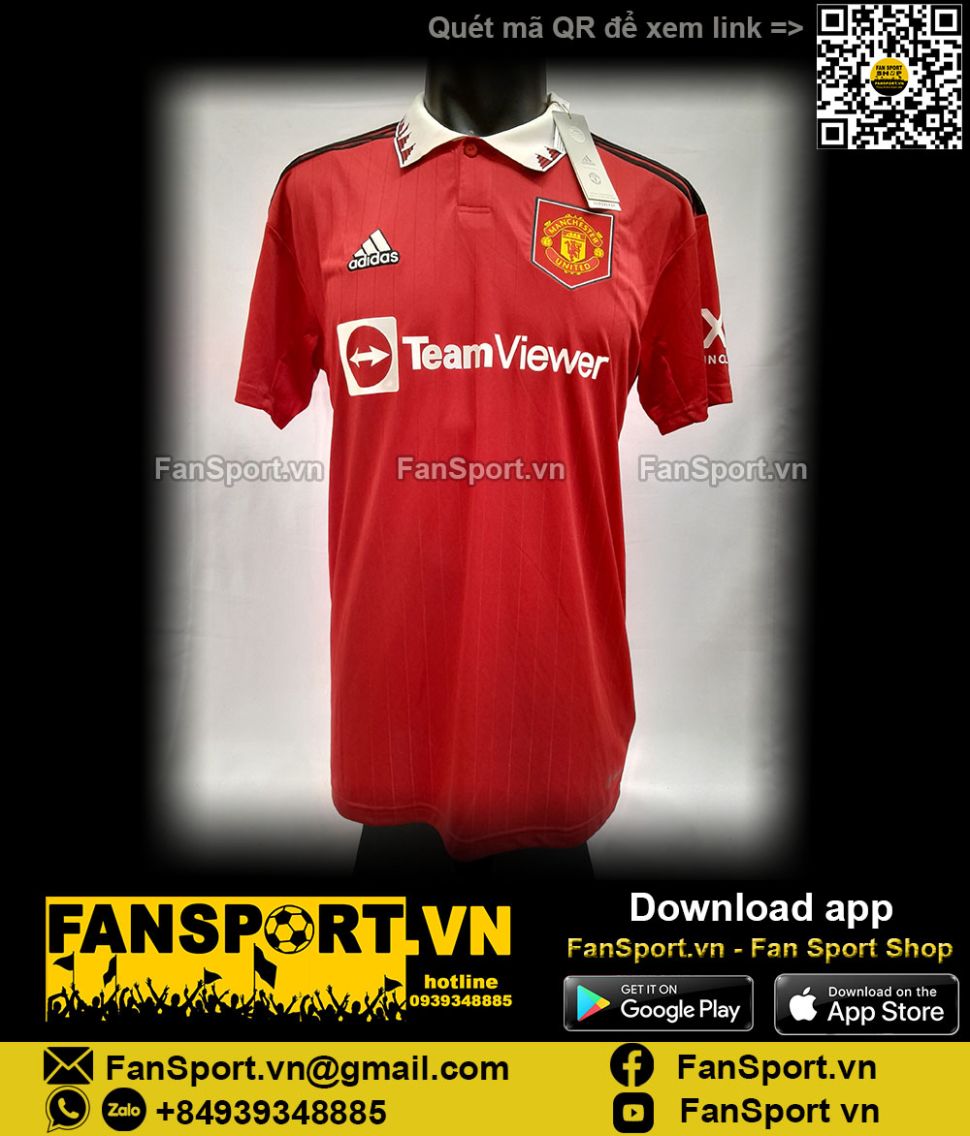 Áo đấu Rashford 10 Manchester United 2022 2023 shirt jersey red H13881