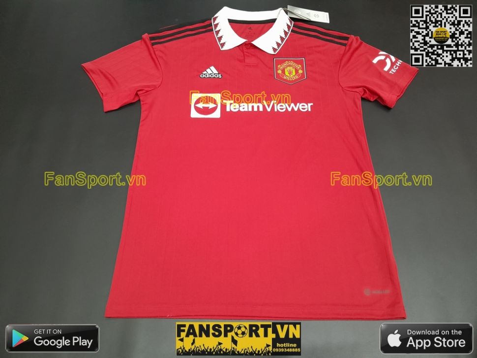 Áo đấu Rashford 10 Manchester United 2022 2023 shirt jersey red H13881