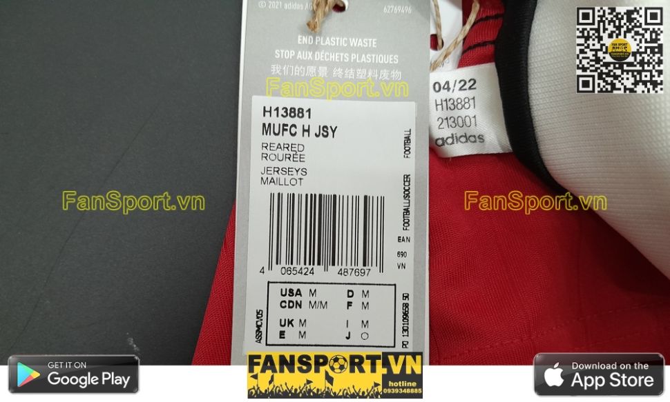 Áo đấu Rashford 10 Manchester United 2022 2023 shirt jersey red H13881