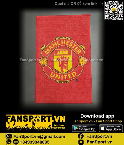 Thảm chân Manchester United red carpet chính hãng official store