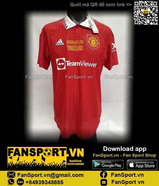 Áo Manchester United Carabao Cup Final 2023 2022 shirt jersey H64047
