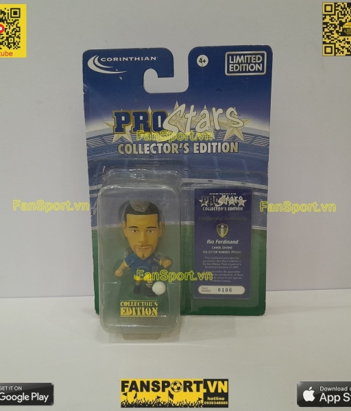 Tượng Ferdinand 29 Leeds United 2000 2001 2002 away corinthian PRO541