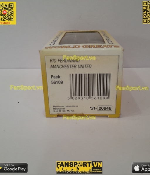 Tượng Rio Ferdinand Manchester United 2002-2003 third corinthian CG201