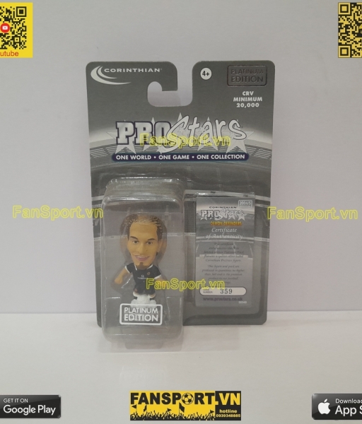Tượng Rio Ferdinand Manchester United 2003-2005 away corinthian PP1155