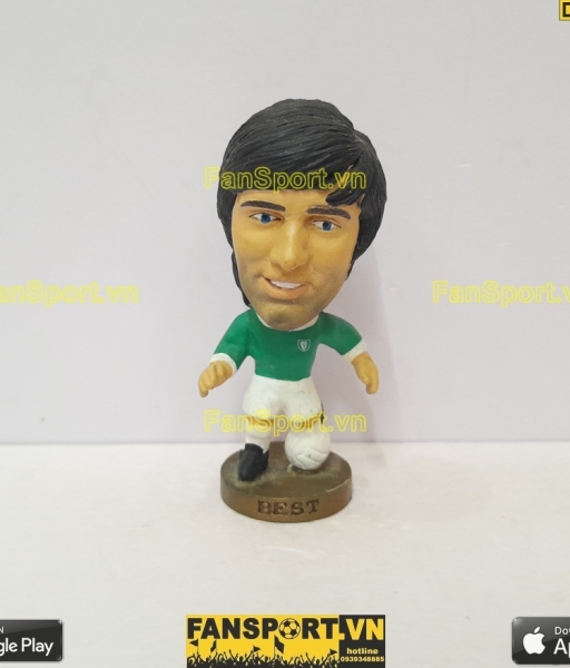 Tượng George Best 11 Northern Ireland 1969-1974 green corinthian CG093