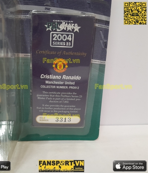 Tượng Ronaldo 7 Manchester United 2003 2004 home corinthian PRO912