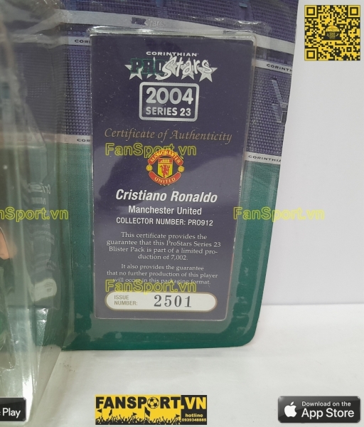 Tượng Ronaldo 7 Manchester United 2003 2004 home corinthian PRO912