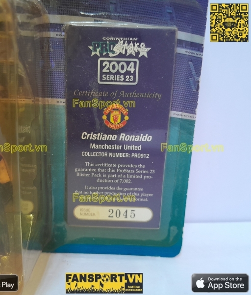 Tượng Ronaldo 7 Manchester United 2003 2004 home corinthian PRO912