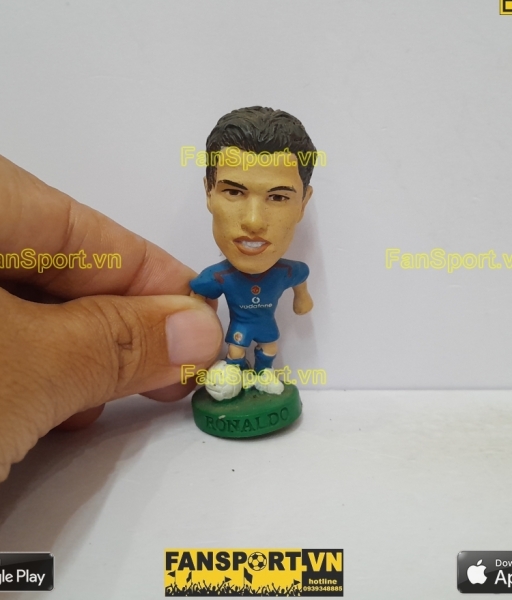 Tượng Ronaldo 7 Manchester United 2005 2006 away corinthian PRO1416