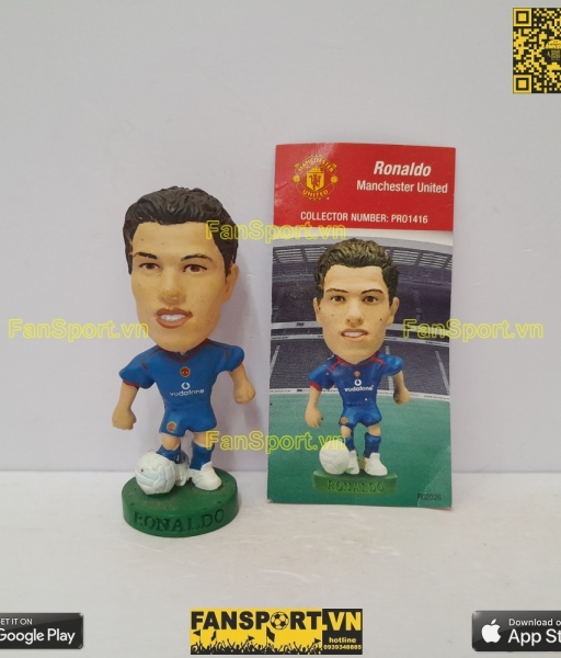 Tượng Ronaldo 7 Manchester United 2005 2006 away corinthian PRO1416