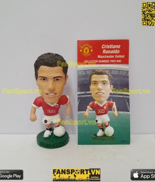 Tượng Ronaldo 7 Manchester United 2006 2007 home corinthian PRO1490
