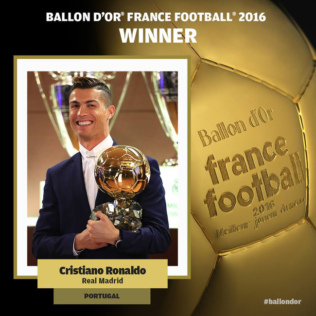 Tượng Ronaldo Ballon D'or 2008 2013 2014 2016 2017 Player of the Year