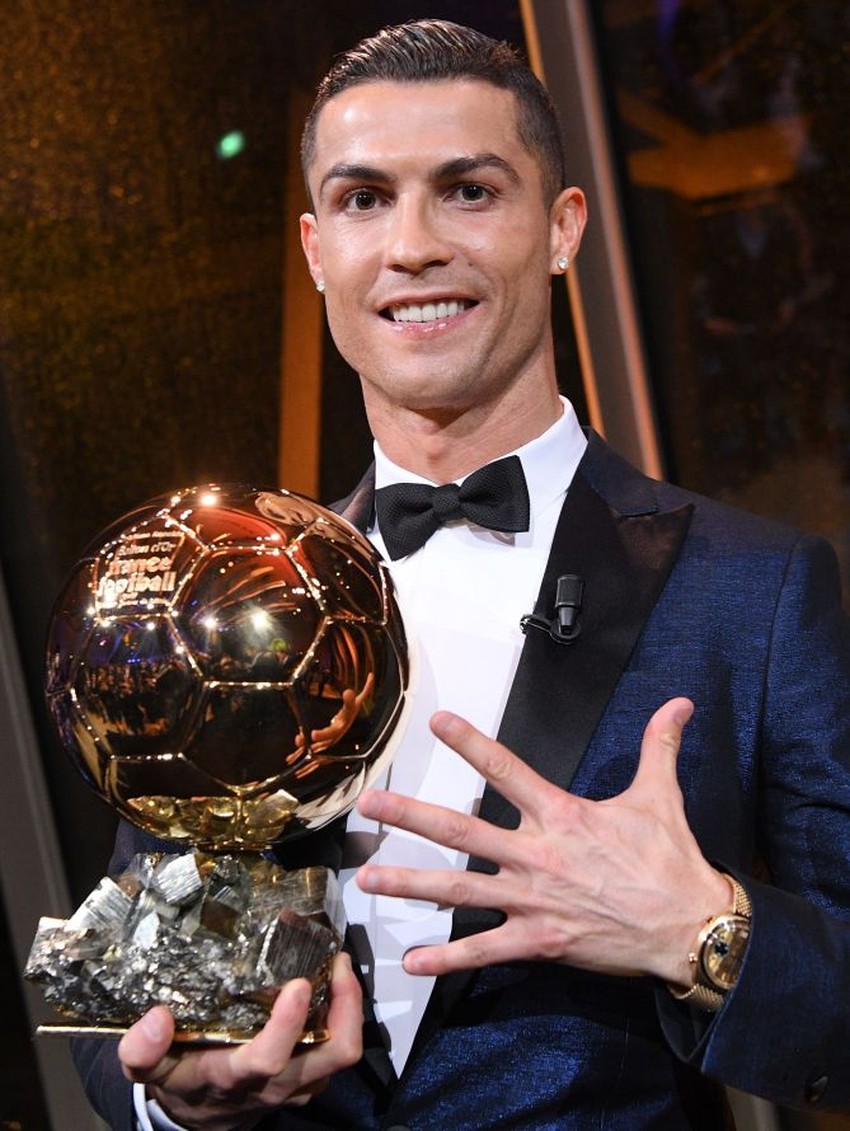 Tượng Ronaldo Ballon D'or 2008 2013 2014 2016 2017 Player of the Year