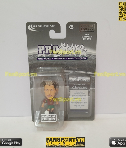Tượng Ronaldo Portugal 2002 2003 2004 home PP968 corinthian platinum