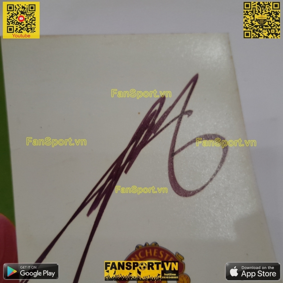 Ảnh chữ ký Park Ji Sung Manchester United 2007 2009 home signed hand