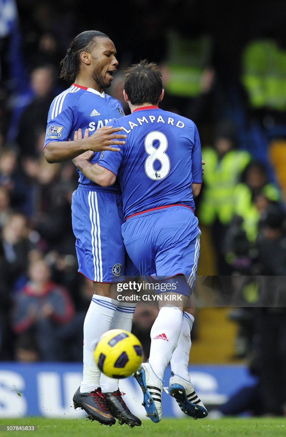 Áo đấu Lampard 8 Chelsea 2010 2011 home shirt jersey blue Adidas