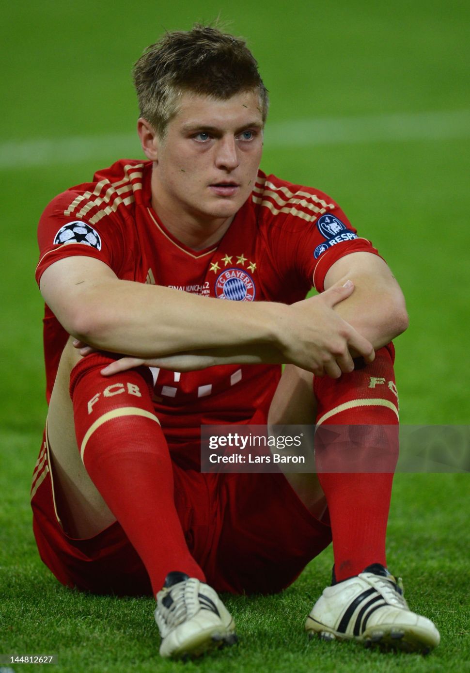 Áo Kroos 39 Bayern Munich Champion League final 2012 home shirt jersey