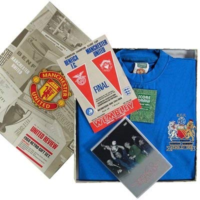 Box áo Manchester United 1968 Score Draw official retro set blue shirt