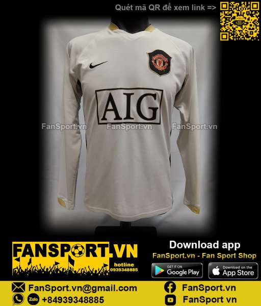 Áo đấu Ronaldo 7 Manchester United 2006-2007 away shirt jersey 186818