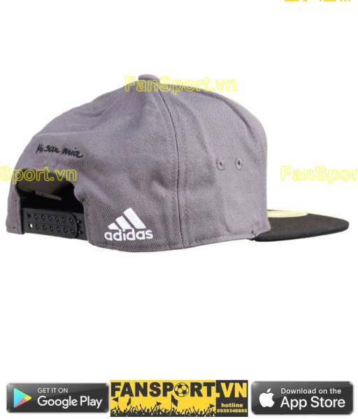 Nón Bayern Munich 2016-2017 Adidas S95775 cap hat official xám grey