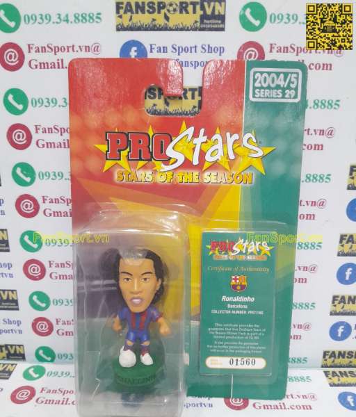 Tượng Ronaldinho 10 Barcelona 2004 2005 home corinthian PRO1160