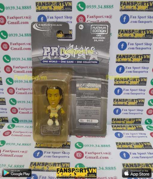 Tượng Ronaldinho Barcelona 2002-2005 away corinthian PP1297 platinum