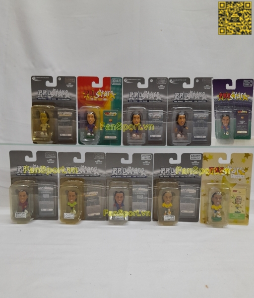 Set 10 tượng Ronaldinho 10 Barcelona Brazil home corinthian platinum
