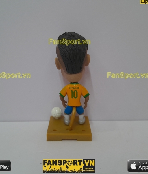 Tượng Neymar 10 Brazil 2014 2015 2016 home yellow soccerwe plus