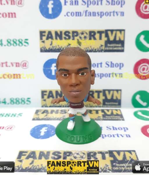 Tượng Ashley Young 7 Aston Villa 2008 2009 home microstars MC11568