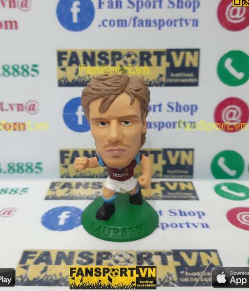 Tượng Martin Laursen 5 Aston Villa 2008 2009 home microstars MC11569