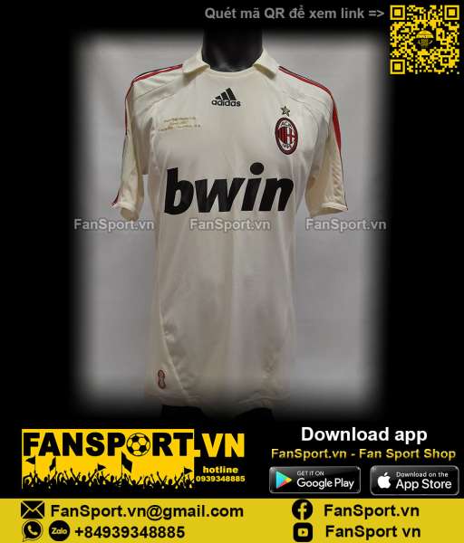 Áo đấu FIFA Club Wolrd Cup AC Milan 2007 2008 away shirt jersey 694967