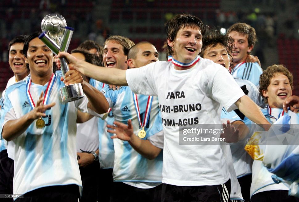 Huy chương vô địch Messi Argentina World Young Champions 2005 U20