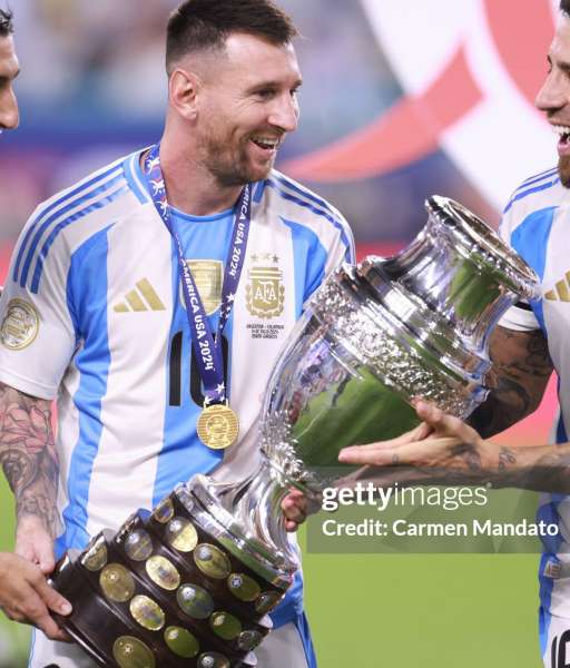 Huy chương vô địch Messi Argentina Copa America 2024 USA gold medal