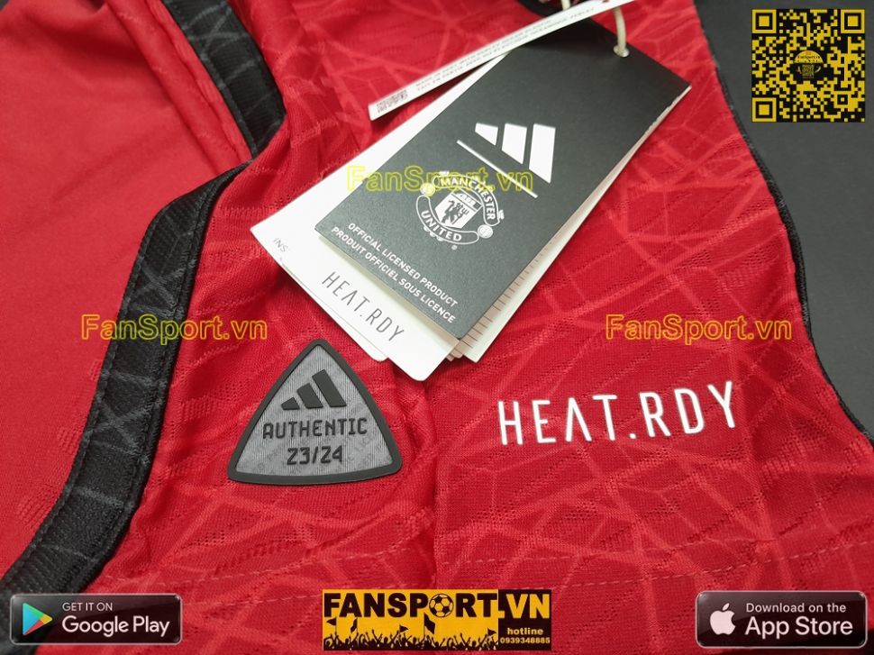 Áo Mainoo FA Cup Manchester United 2023-2024 home shirt jersey IN3520