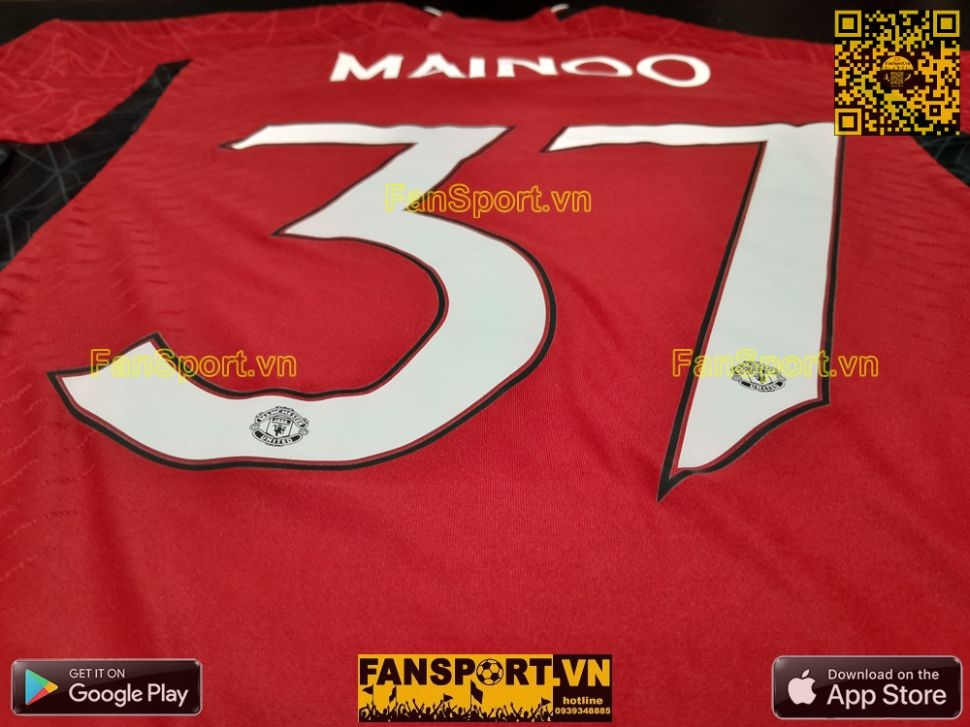 Áo Mainoo FA Cup Manchester United 2023-2024 home shirt jersey IN3520