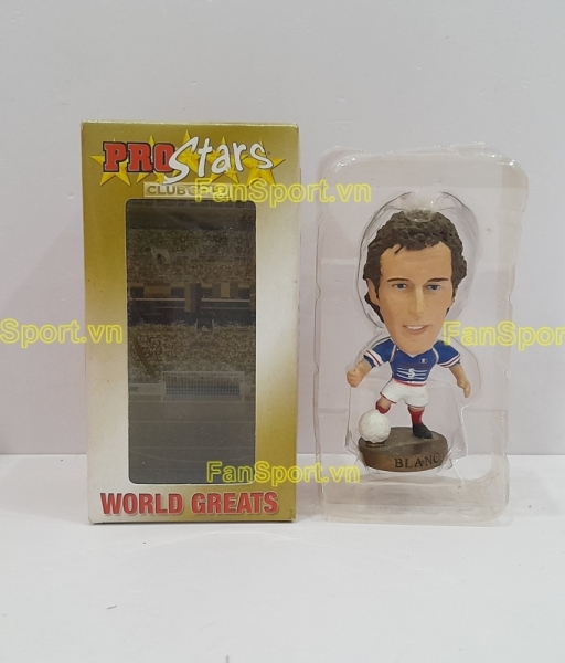 Tượng Laurent Blanc 5 France 1998 1999 2000 home corinthian CG259 box