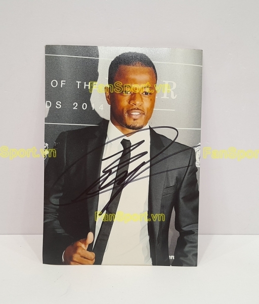Ảnh chữ ký Patrice Evra photo bóng đá Manchester United France Pháp