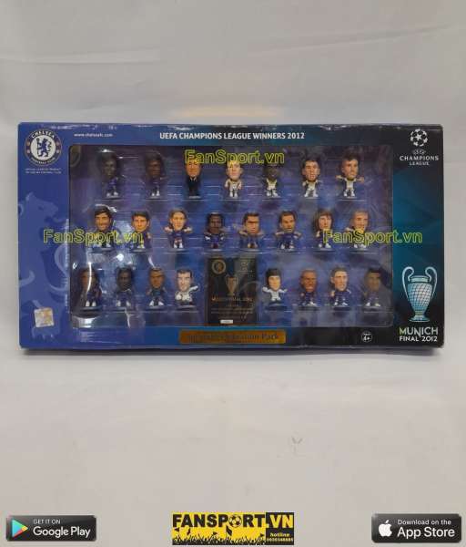 Bộ tượng Chelsea Champion League Final 2012 2011 Soccerstarz 1531/5000