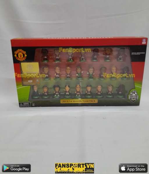 Bộ tượng Manchester United 2013 2014 home Soccerstarz 041/900