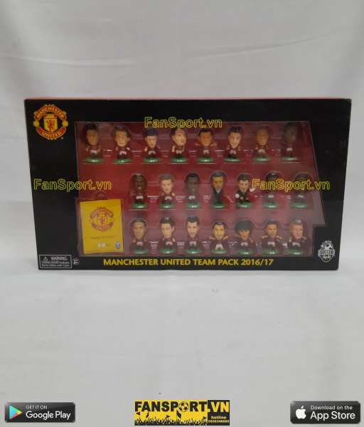 Bộ tượng Manchester United 2016 2017 home Soccerstarz 061/650