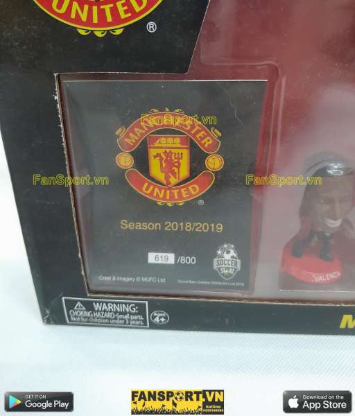 Bộ tượng Manchester United 2018 2019 home Soccerstarz set 619/800