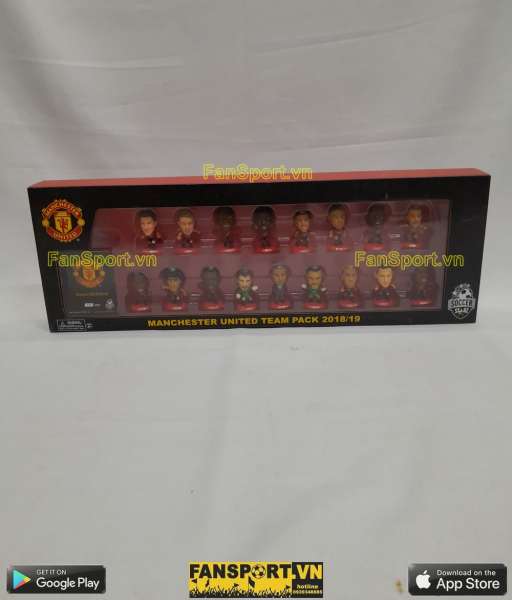 Bộ tượng Manchester United 2018 2019 home Soccerstarz set 619/800