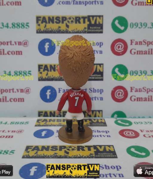 Tượng David Beckham 7 Manchester United 2000 2001 2002 home socccerwe
