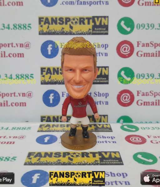 Tượng David Beckham 7 Manchester United 2000 2001 2002 home socccerwe