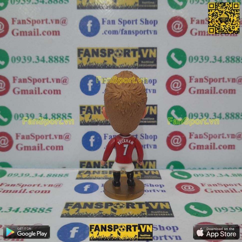 Tượng David Beckham 7 Manchester United 2000 2001 2002 home socccerwe