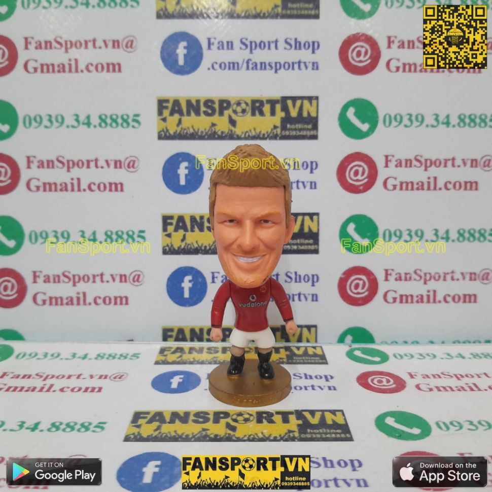 Tượng David Beckham 7 Manchester United 2000 2001 2002 home socccerwe