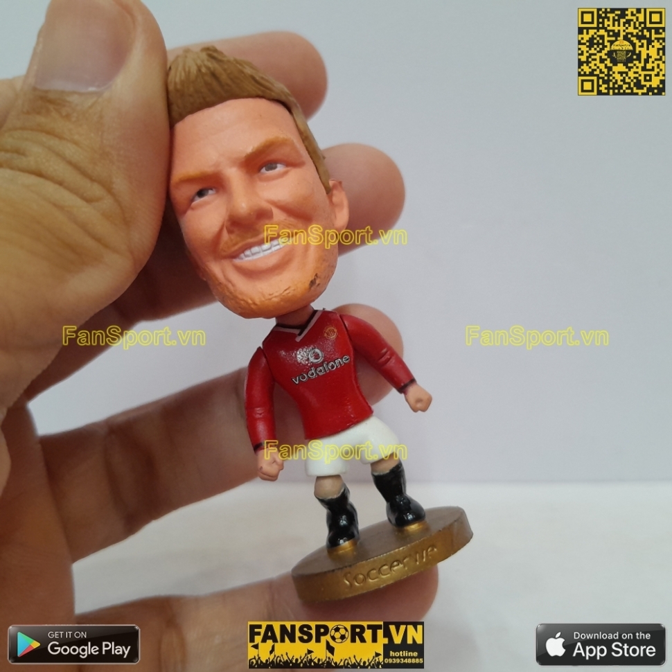 Tượng David Beckham 7 Manchester United 2000 2001 2002 home socccerwe