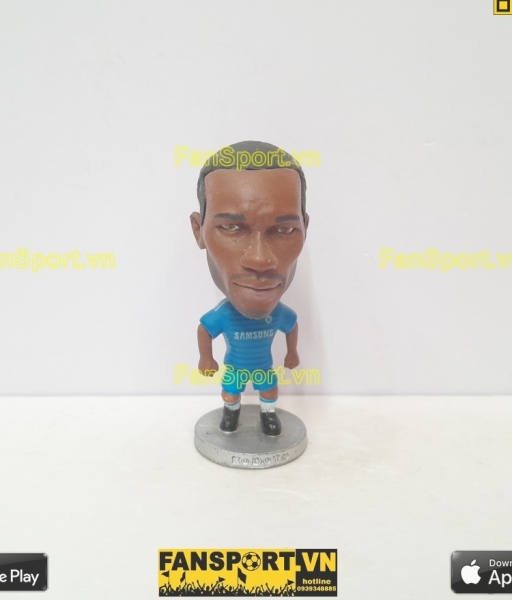 Tượng Didier Drogba 11 Chelsea 2014-2015 home blue kodoto