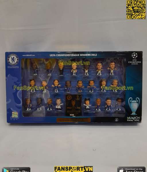 Bộ tượng Chelsea Champion League Final 2012 2011 Soccerstarz 0065/5000